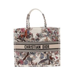 Dior NWOT large J’ardin D’Hiver book tote in latte color